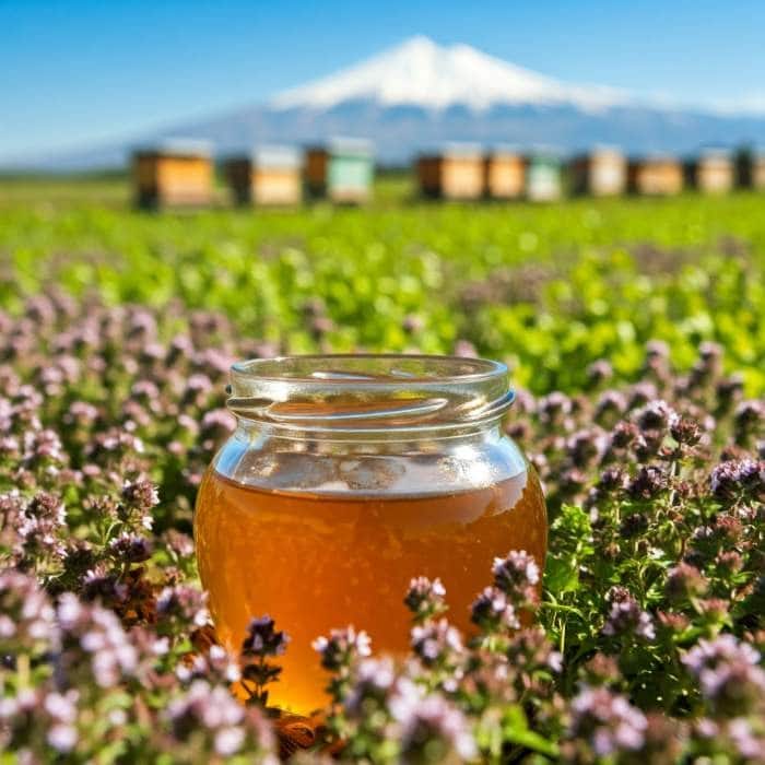 تصویر 2 از عسل گون گز تازه و خوش‌ طعم برای مصرف روزانه